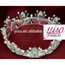 Moda diamante casamento princesa tiara coroa